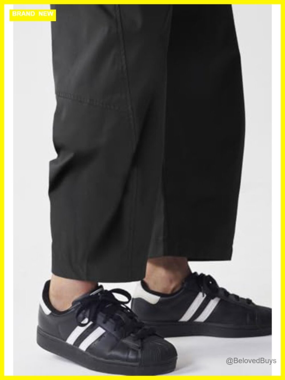 Women's Elastic Waist Ankle Pants Tapered Barrel Travel Trousers Quick Dry - Picture 3 of 6